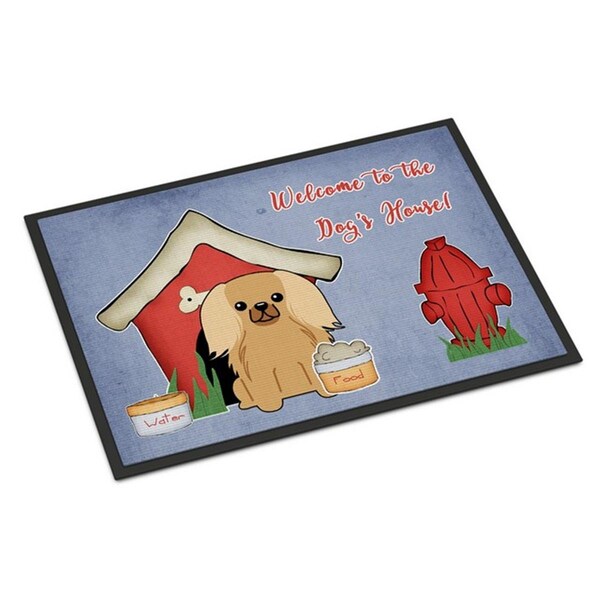 Carolines Treasures Dog House Collection Pekingnese Fawn Sable Indoor or Outdoor Mat, 18 x 0.25 x 27 in. BB2858MAT - main